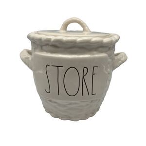 Rae Dunn Store Basket Style Canister